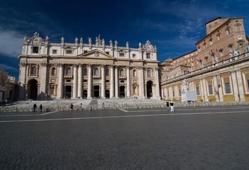 Fototapeta na wymiar saint peters basilica, roma