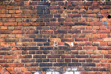 Dirty and rough brickwall