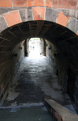 The passage in Gyumri, Armenia