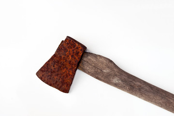 Isolated of aged axe