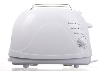 white toaster front shot