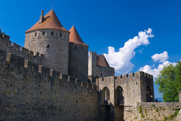 Fototapeta na wymiar Carcassonne - Narbonne Brama