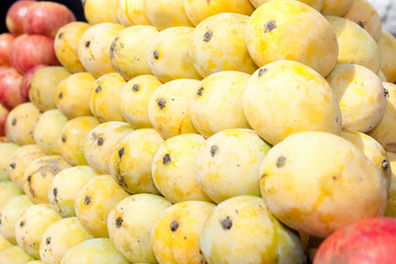 Fresh organic mango for sale at a market farm product
