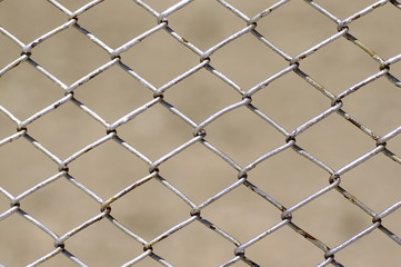 Fototapeta premium Fence on defocused background