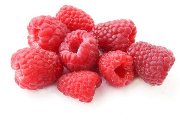 pink raspberries