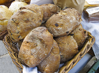 Organic Bread at Farmers Market