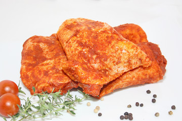 morceaux de poulet
