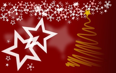 Fototapeta premium Hintergrund mit Weihnachtsbaum