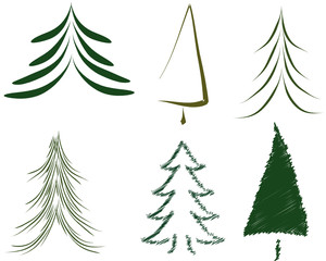 weihnachtsbaum Vektor grün