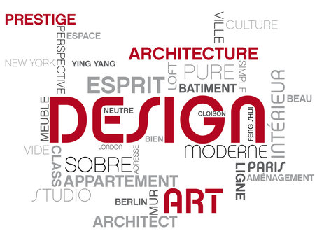 design,mots image sur le thème du design