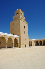 Fototapeta na wymiar Wielki Meczet w Kairouan (Tunezja)