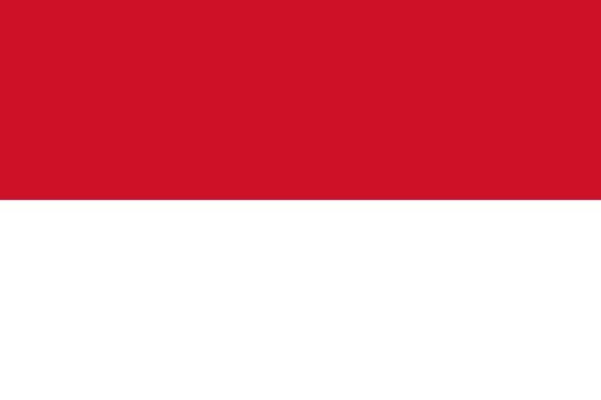 Drapeau de l'Indon&eacute;sie