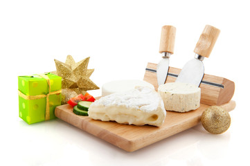 French cheese with christmas