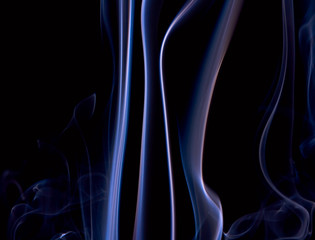 Abstract background of beautiful color smoke waves.