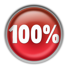 100 Prozent Button