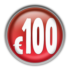 100 Euro Button