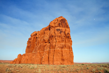 Red rock formation in Arizona desert