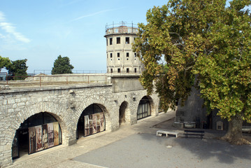 Fototapeta na wymiar Fortress in Pula