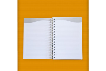 Note book and paper