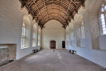 Obraz premium Detail of church in Cleve Abbey in Great Britain
