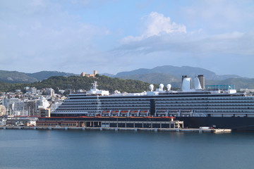 Castillo Bellver y puerto de Palma