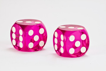 pink dices