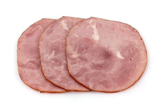 Three Slices Of Virginia Baked Deli Ham