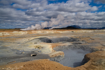 Leirhnjukur crater