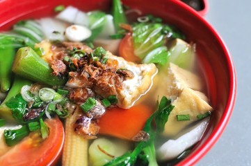 Chinese healthy vegetable soup