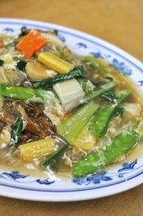 Asian style fried noodles
