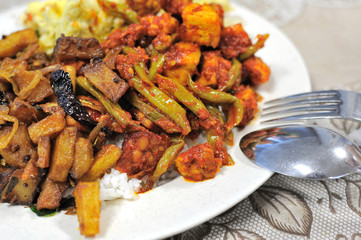 Spicy Malay set meal