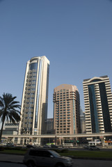 Naklejka premium Dubai skyline