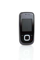 Black elegant, modern and mobile phone