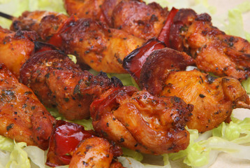 Chicken & Chorizo Kebabs