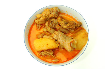 A Bowl Of Curry Chicken