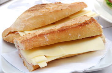 cheese and jam sandwiches