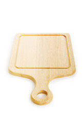 Cutting board isolated on the white background