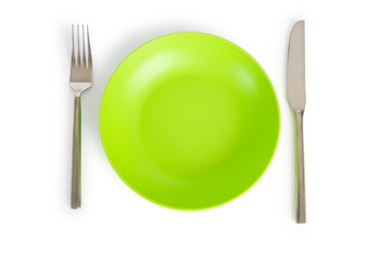 Set of utensils arranged on the table