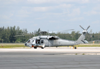 Fototapeta na wymiar US military helicopter