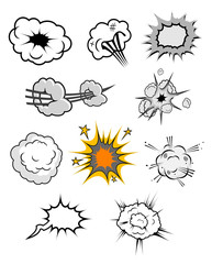Explosions set