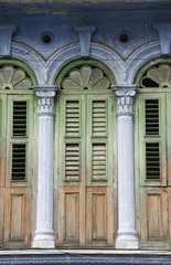 Fototapeta na wymiar Windows, George Town, Penang