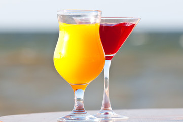 Orange cocktail