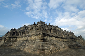 Fototapeta na wymiar Borobudur Temple in Central Java,Indonesia