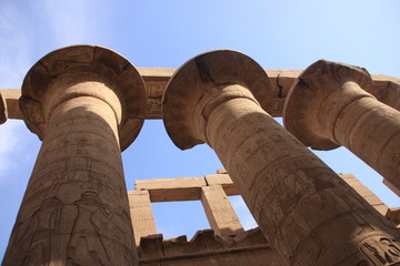 colonnes à Karnak