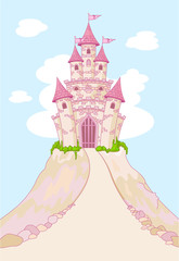 Fototapety  Magic Castle invitation card