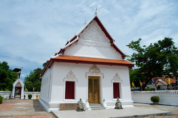 Naklejka premium White Buddhism Church
