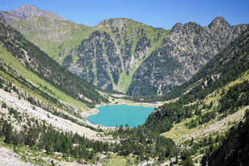 Fototapeta na wymiar Le lac de Gaube