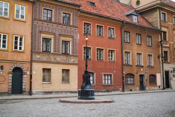 Tenement house at Warsaw's Old City