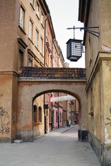 Tenement house at Warsaw's Old City