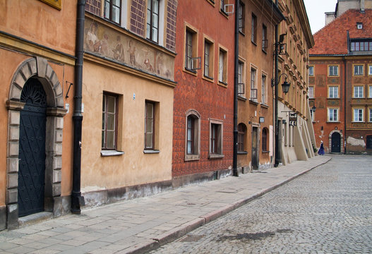 Tenement house at Warsaw's Old City